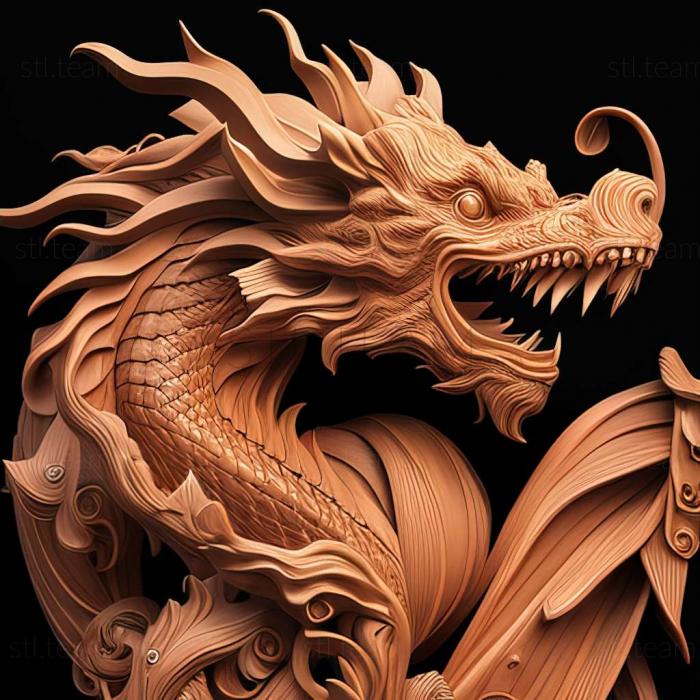 3D model Asian Dragon (STL)